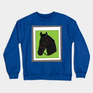 Horses Rider Pony Girl Crewneck Sweatshirt